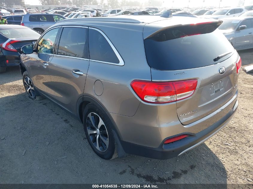 VIN 5XYPH4A5XHG275003 2017 KIA Sorento, 3.3L Ex no.3