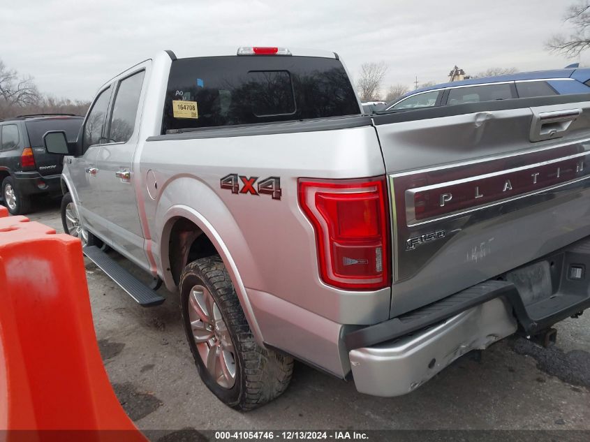 VIN 1FTEW1EG4FFD08262 2015 Ford F-150, Platinum no.3