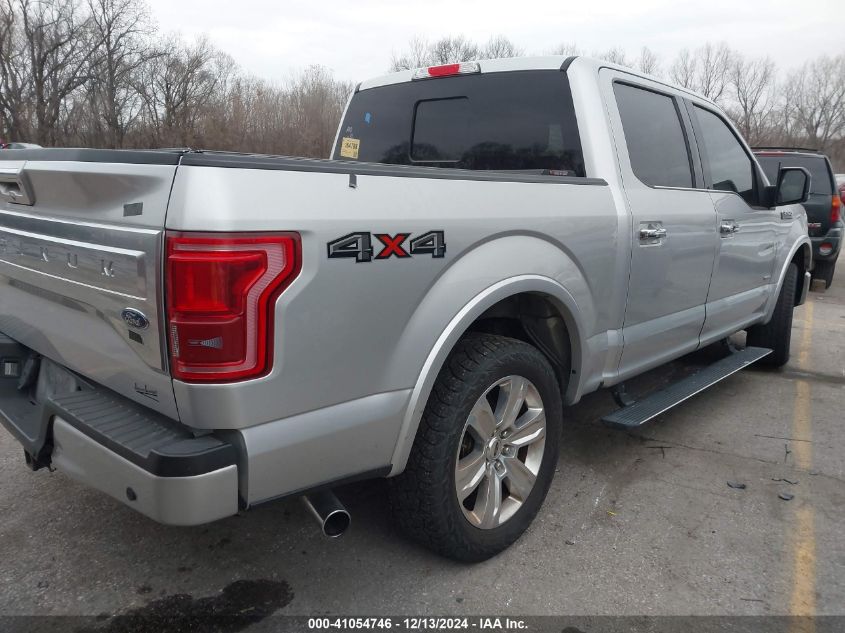 VIN 1FTEW1EG4FFD08262 2015 Ford F-150, Platinum no.4