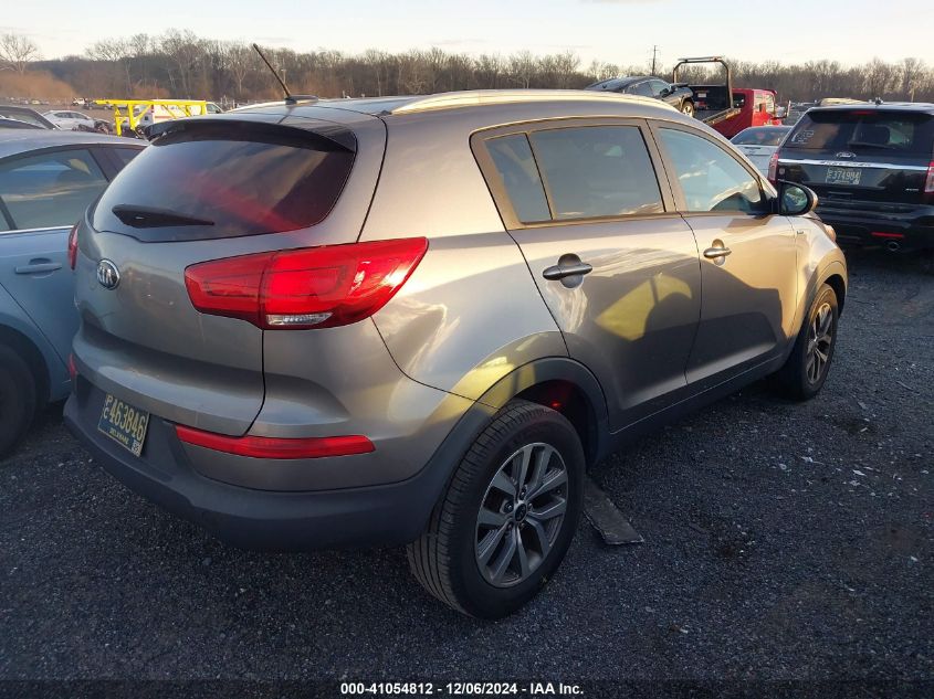 VIN KNDPBCAC7G7863298 2016 KIA Sportage, LX no.4