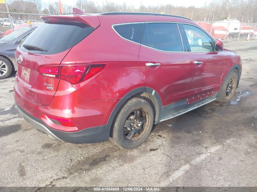 VIN 5XYZUDLB1HG390869 2017 HYUNDAI SANTA FE SPORT no.4