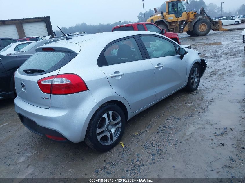 VIN KNADN5A33E6410382 2014 KIA Rio, EX no.4