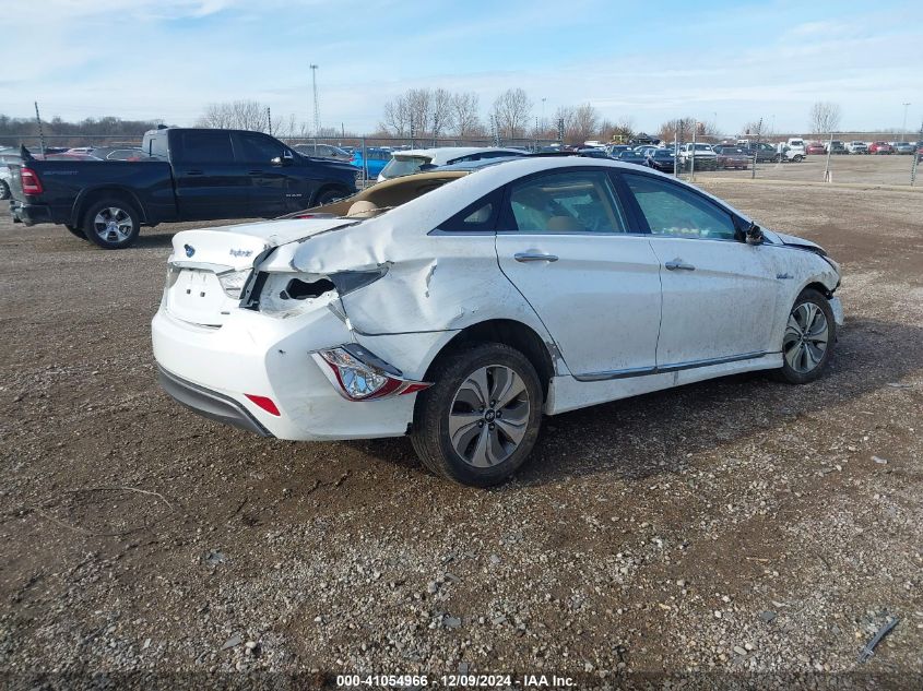 VIN KMHEC4A42FA124503 2015 Hyundai Sonata, Hybrid L... no.4