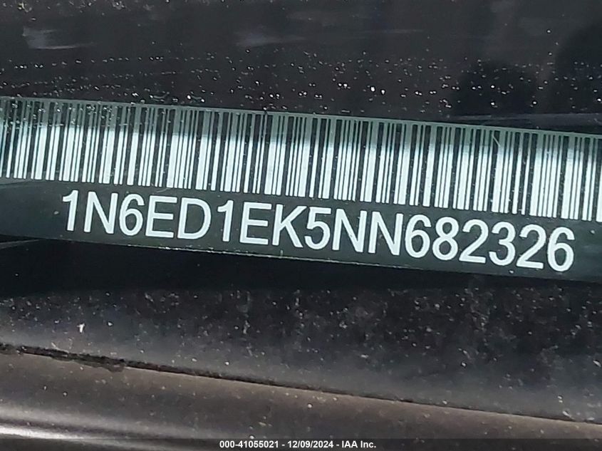 VIN 1N6ED1EK5NN682326 2022 Nissan Frontier, Sv 4X4 no.9