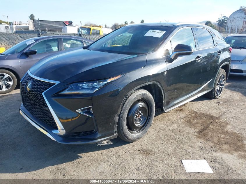 VIN 2T2BZMCA7KC206608 2019 Lexus RX, 350 F Sport no.2