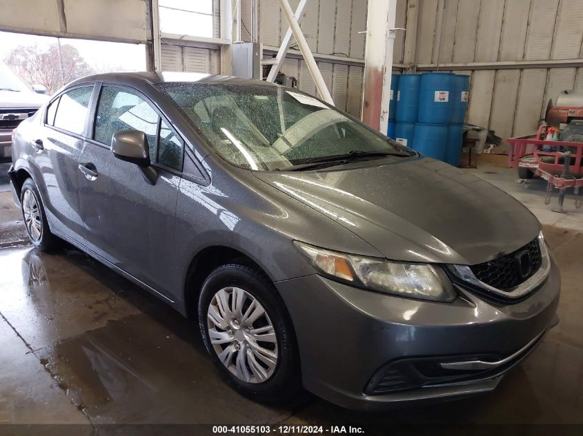 VIN 2HGFB2F55DH550283 2013 Honda Civic, LX no.1