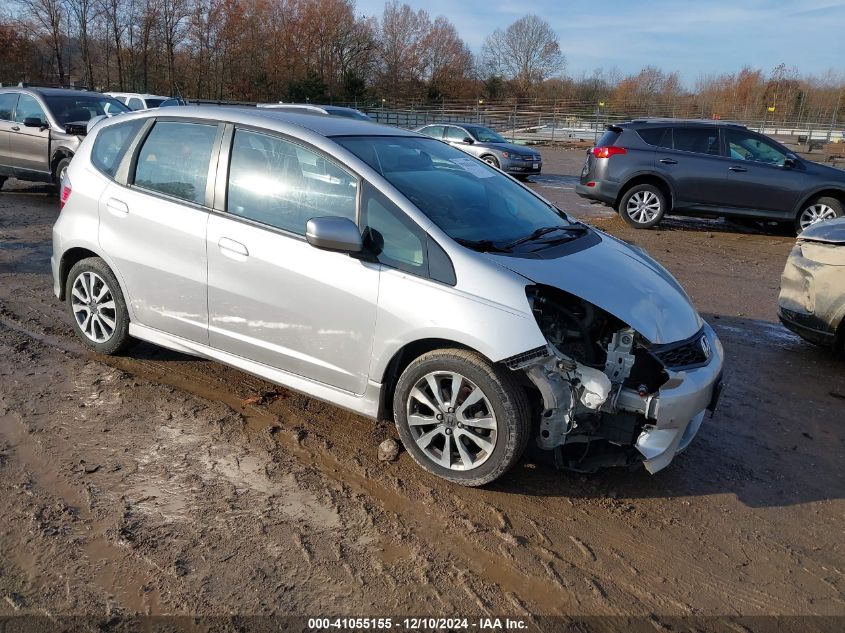 VIN JHMGE8H58DC047438 2013 Honda Fit, Sport no.1