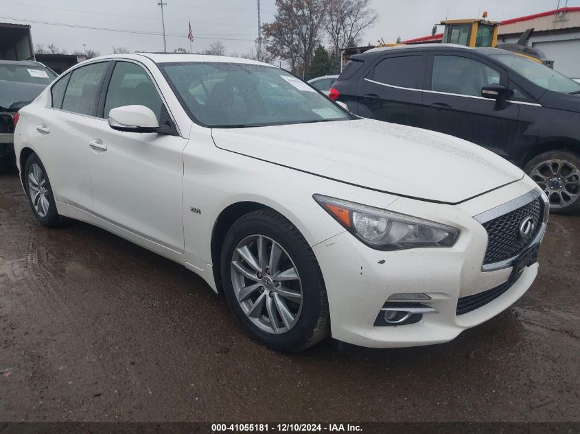 VIN JN1CV7AR4GM250089 2016 Infiniti Q50, 2.0T Premium no.1