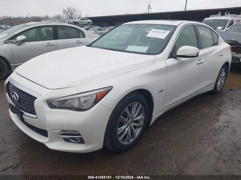 VIN JN1CV7AR4GM250089 2016 Infiniti Q50, 2.0T Premium no.2