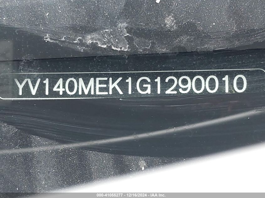 VIN YV140MEK1G1290010 2016 VOLVO V60 no.9