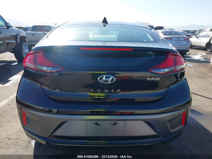 VIN KMHC75LC1MU256055 2021 HYUNDAI IONIQ HYBRID SE