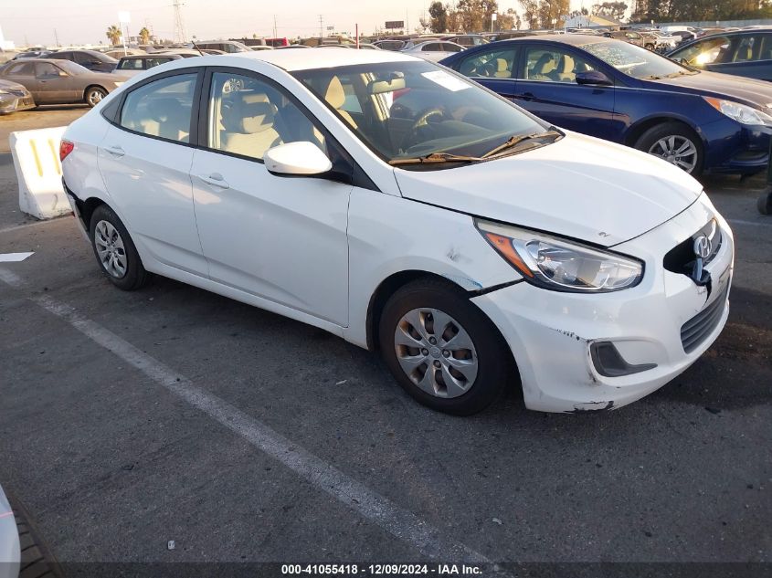 VIN KMHCT4AE4GU091195 2016 Hyundai Accent, SE no.1