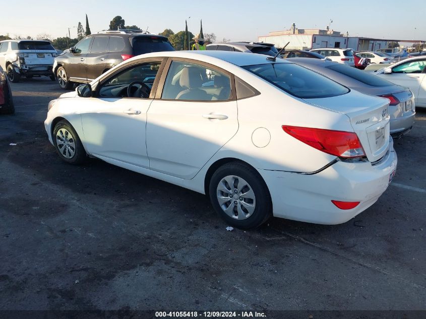 VIN KMHCT4AE4GU091195 2016 Hyundai Accent, SE no.3