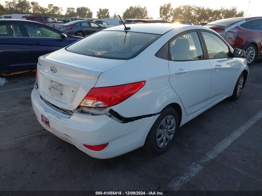 VIN KMHCT4AE4GU091195 2016 Hyundai Accent, SE no.4