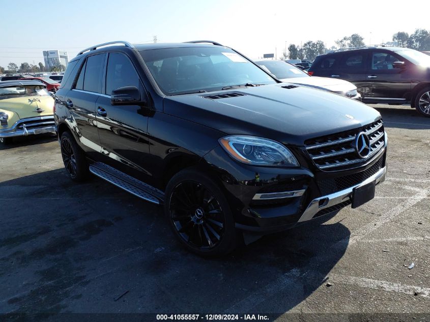 VIN 4JGDA5JB4EA373132 2014 Mercedes-Benz ML 350 no.1