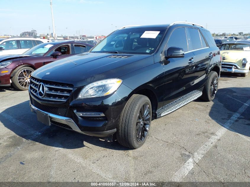 VIN 4JGDA5JB4EA373132 2014 Mercedes-Benz ML 350 no.2