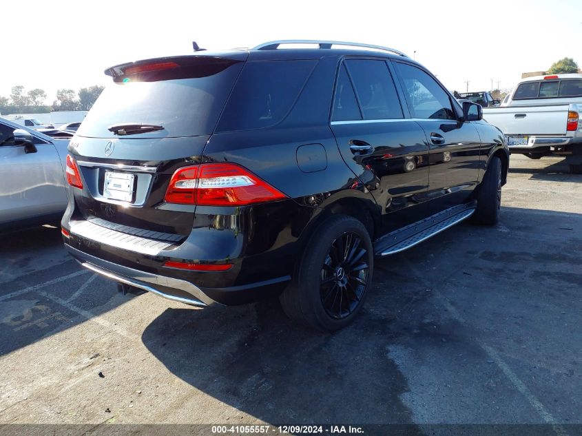 VIN 4JGDA5JB4EA373132 2014 Mercedes-Benz ML 350 no.4