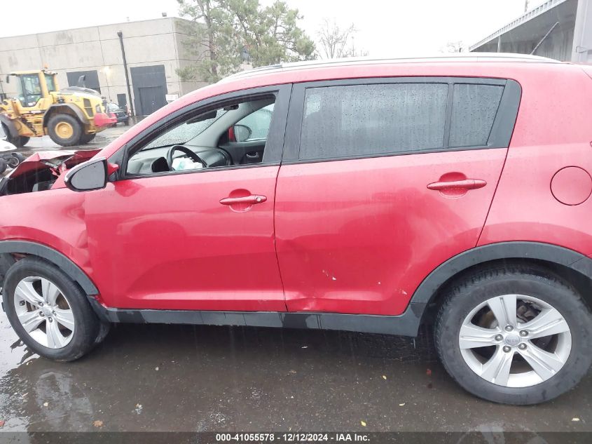 2013 Kia Sportage Lx VIN: KNDPB3A27D7447433 Lot: 41055578