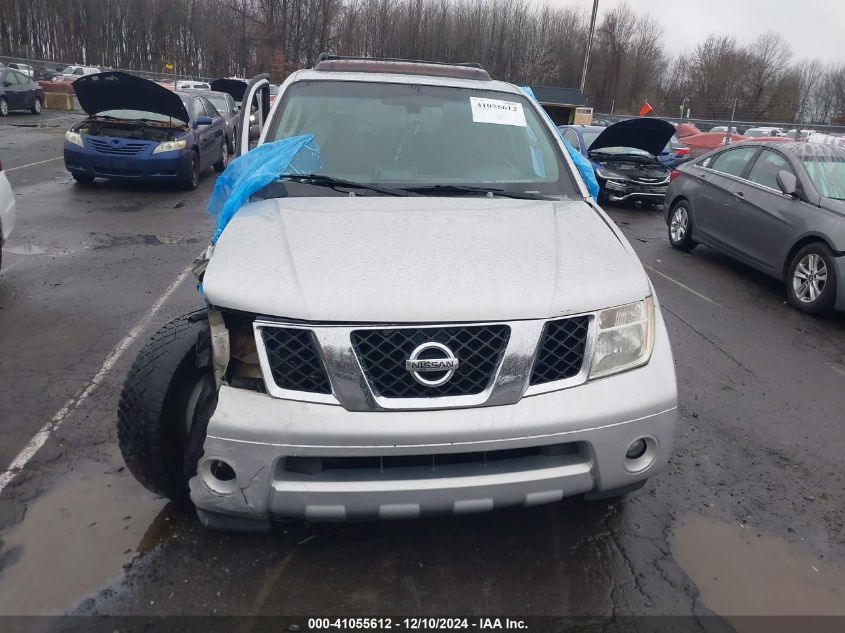 2005 Nissan Pathfinder Le/Se/Xe VIN: 5N1AR18U95C752837 Lot: 41055612