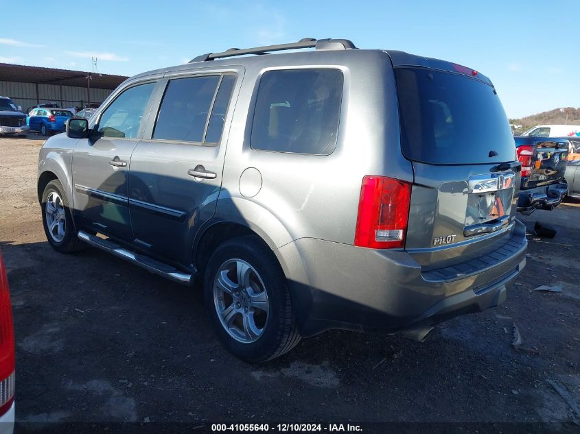 VIN 5FNYF3H42DB006612 2013 Honda Pilot, EX no.3