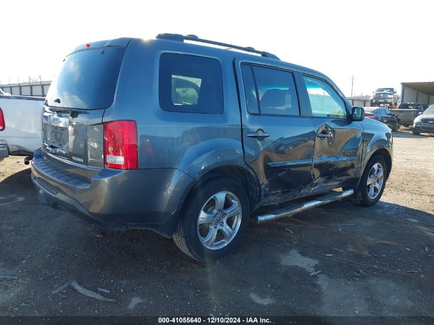 VIN 5FNYF3H42DB006612 2013 Honda Pilot, EX no.4