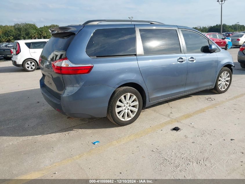 VIN 5TDDK3DC0FS097403 2015 Toyota Sienna, Xle/Limited no.4