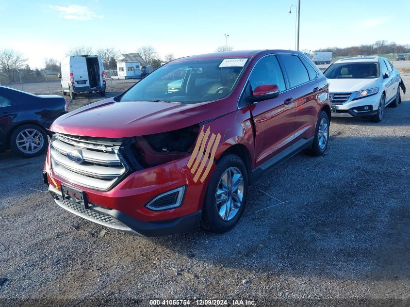 VIN 2FMTK4J80FBB76486 2015 Ford Edge, Sel no.2