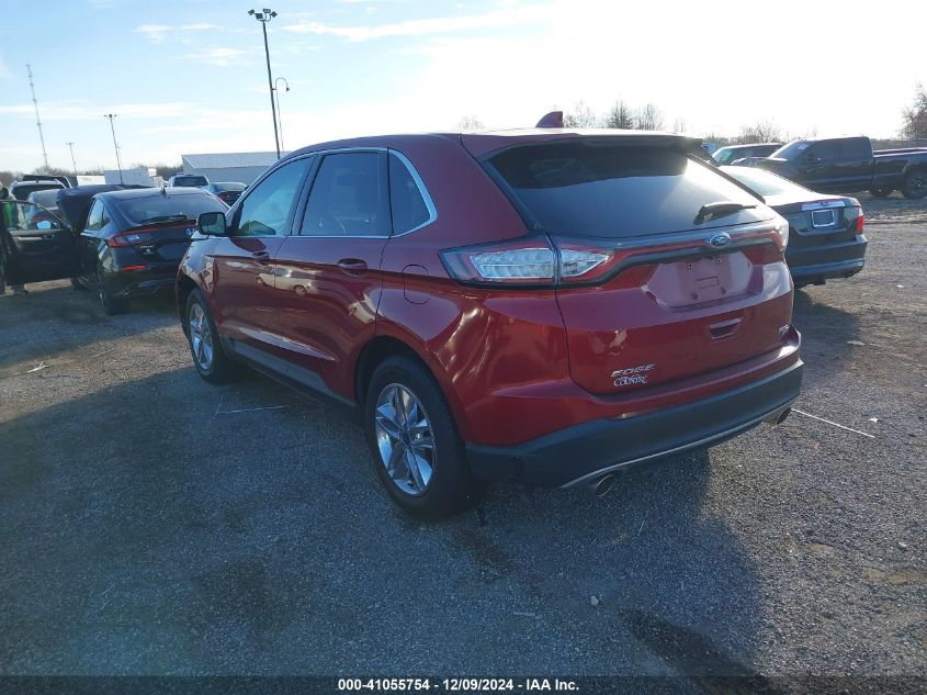 VIN 2FMTK4J80FBB76486 2015 Ford Edge, Sel no.3