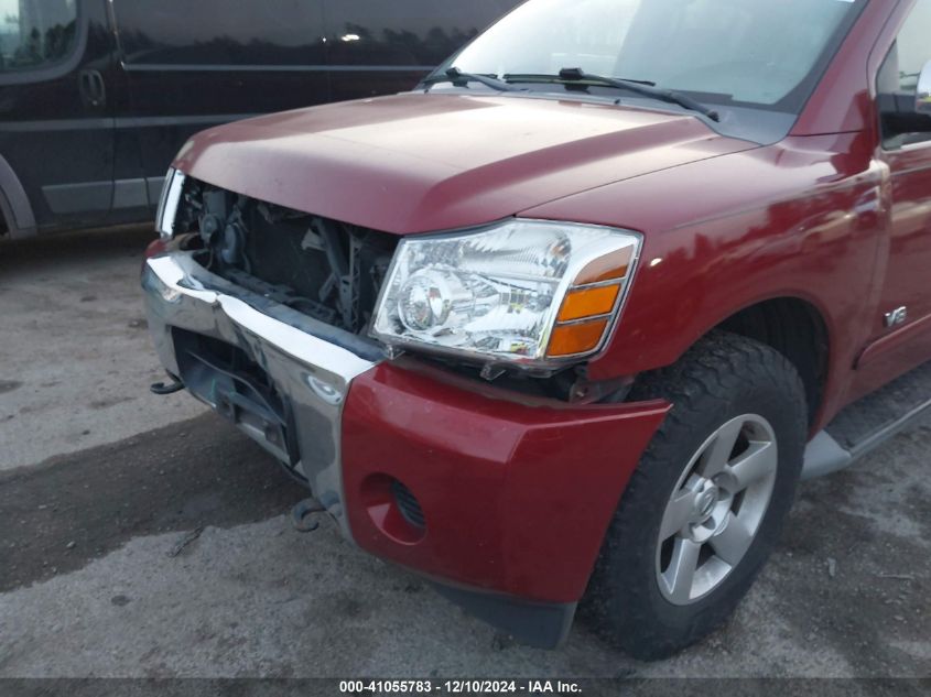 2006 Nissan Armada Se VIN: 5N1AA08B26N702402 Lot: 41055783