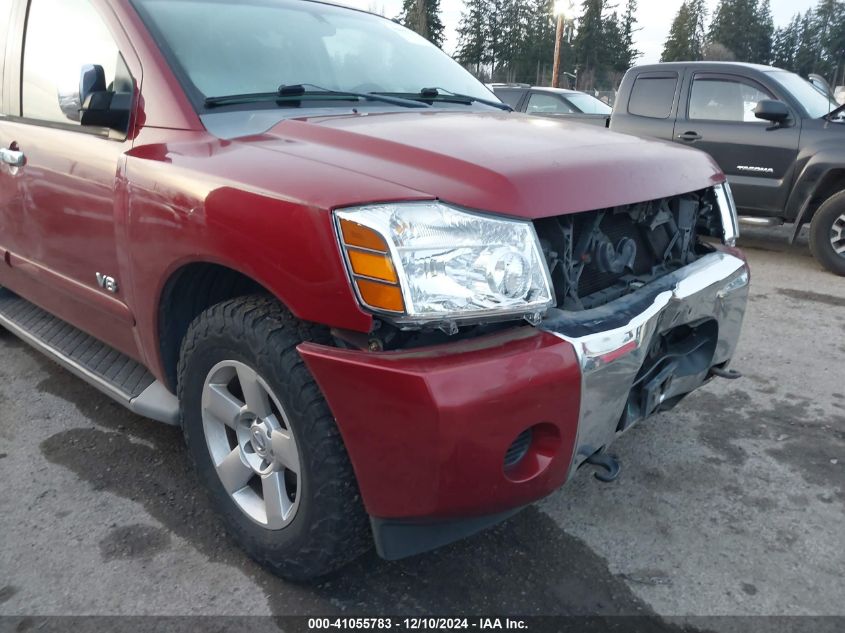 2006 Nissan Armada Se VIN: 5N1AA08B26N702402 Lot: 41055783