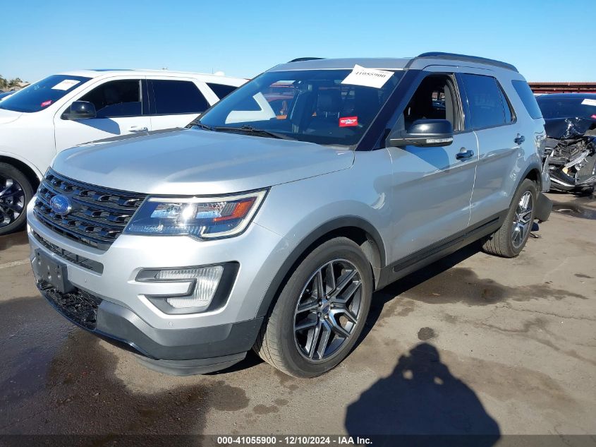 VIN 1FM5K8GT3HGC84804 2017 Ford Explorer, Sport no.2