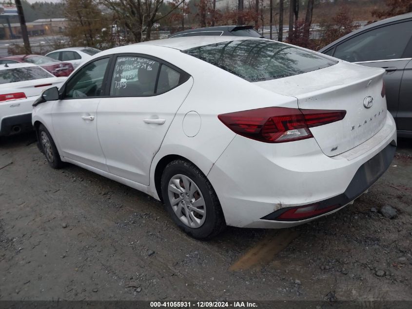 VIN 5NPD74LFXKH473950 2019 Hyundai Elantra, SE no.3