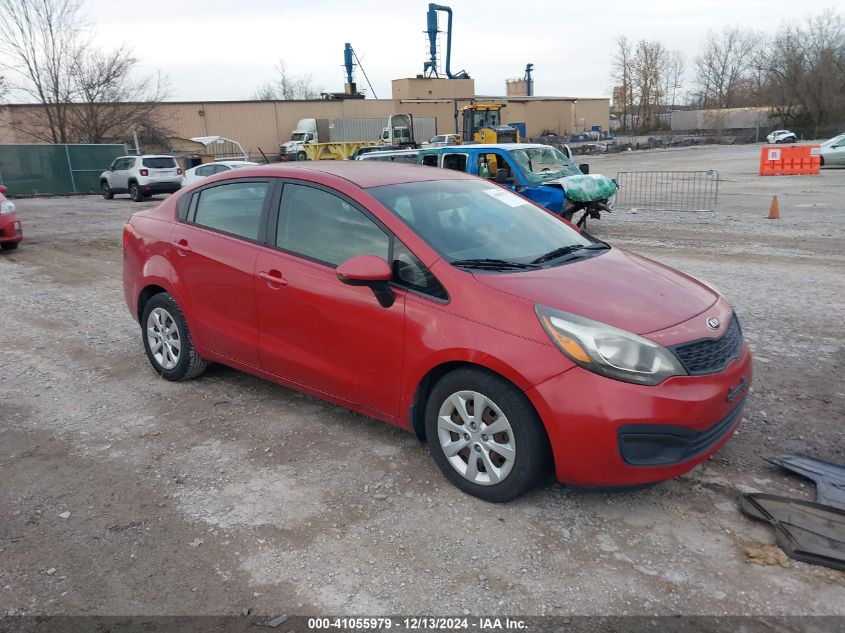 VIN KNADM4A37E6327597 2014 KIA Rio, LX no.1