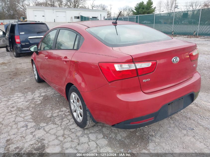 2014 Kia Rio Lx VIN: KNADM4A37E6327597 Lot: 41055979