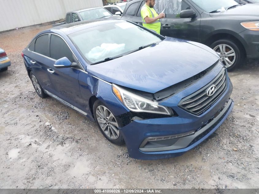 VIN 5NPE34AF3HH474658 2017 HYUNDAI SONATA no.1