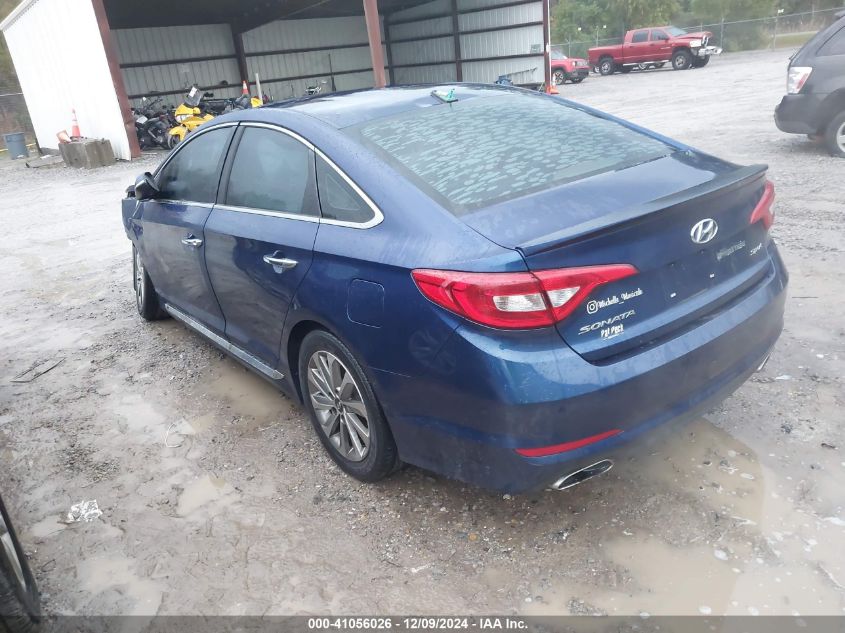 VIN 5NPE34AF3HH474658 2017 HYUNDAI SONATA no.3