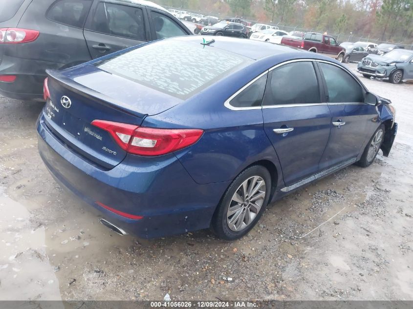 VIN 5NPE34AF3HH474658 2017 HYUNDAI SONATA no.4