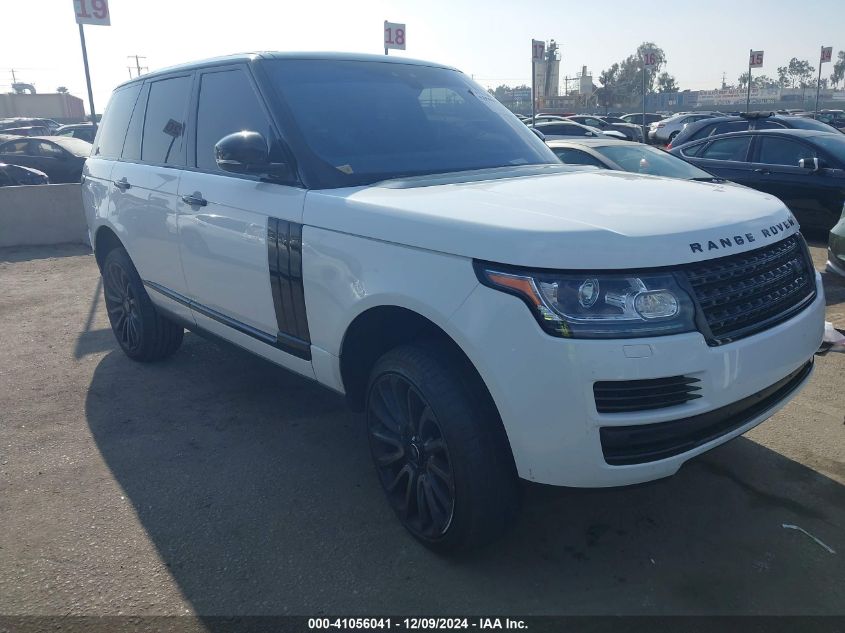 VIN SALGS2FV4HA379297 2017 Land Rover Range Rover,... no.1