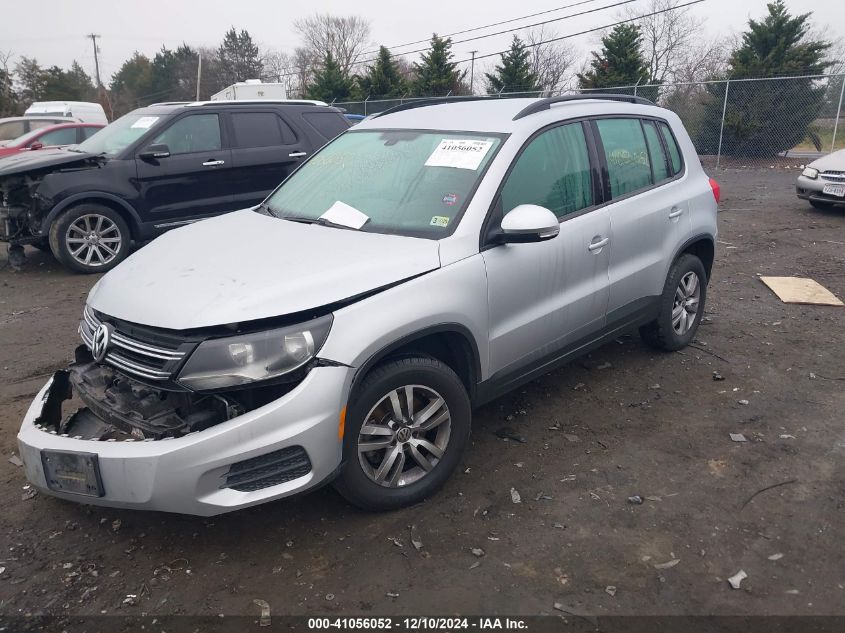 VIN WVGBV7AX2GW587643 2016 VOLKSWAGEN TIGUAN no.2