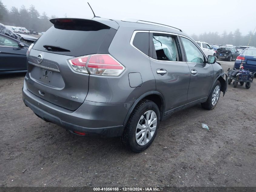 VIN KNMAT2MV4GP649301 2016 Nissan Rogue, S no.4