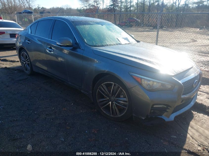 VIN JN1BV7AR0EM707571 2014 INFINITI Q50 no.1