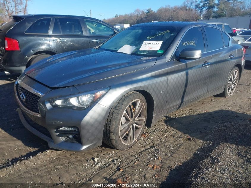 VIN JN1BV7AR0EM707571 2014 INFINITI Q50 no.2