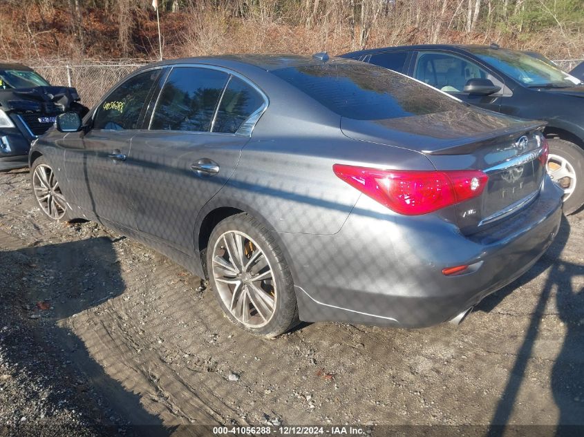 VIN JN1BV7AR0EM707571 2014 INFINITI Q50 no.3