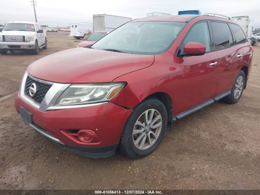 2014 Nissan Pathfinder Sv VIN: 5N1AR2MN2EC642684 Lot: 41056413