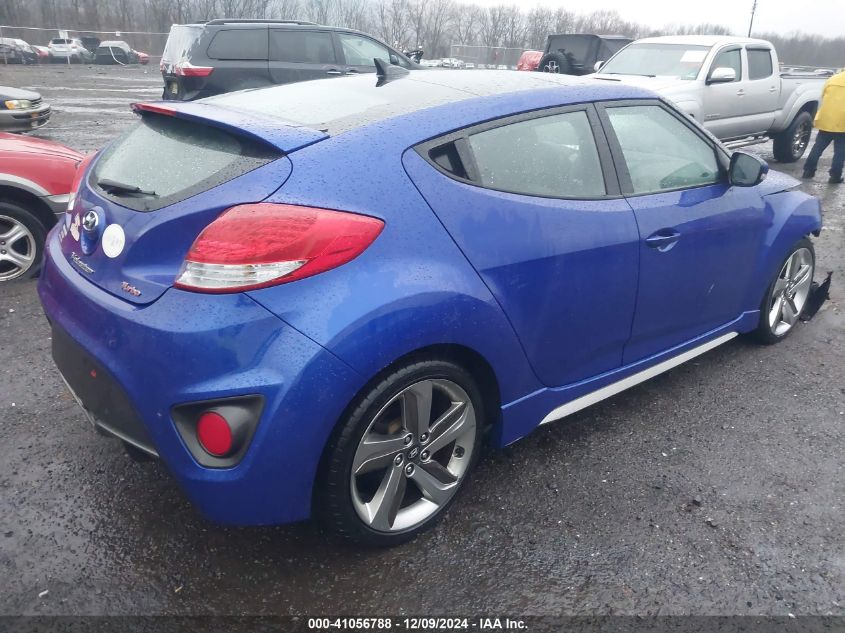 VIN KMHTC6AE6DU116055 2013 Hyundai Veloster, Turbo... no.4