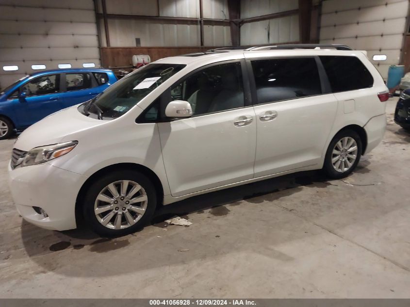 VIN 5TDDK3DC0FS118511 2015 Toyota Sienna, Limited P... no.2