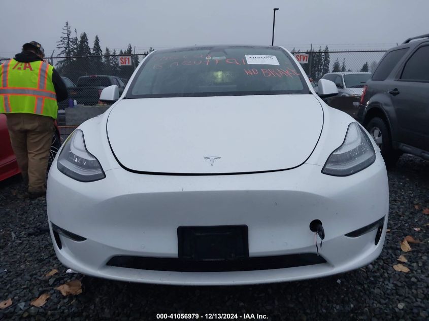 2020 Tesla Model Y Long Range Dual Motor All-Wheel Drive VIN: 5YJYGDEE9LF006282 Lot: 41056979