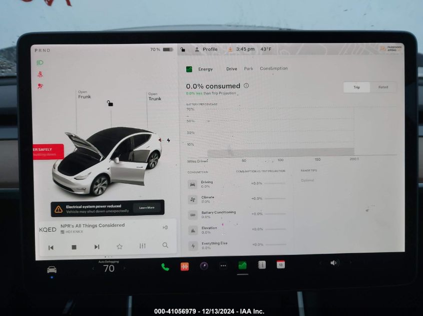 2020 Tesla Model Y Long Range Dual Motor All-Wheel Drive VIN: 5YJYGDEE9LF006282 Lot: 41056979