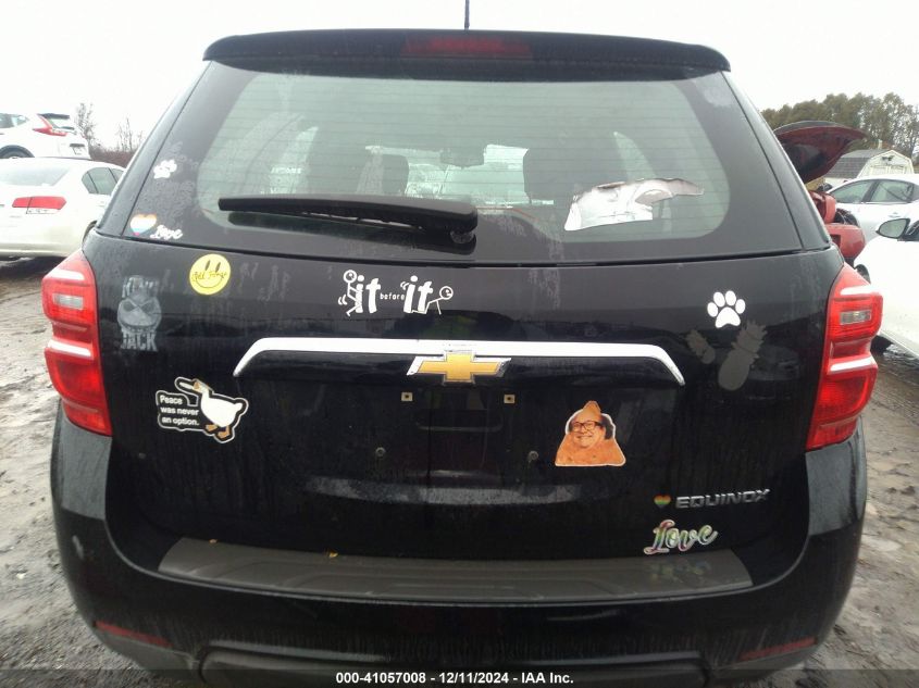 2016 Chevrolet Equinox Ls VIN: 2GNALBEK5G1184875 Lot: 41057008