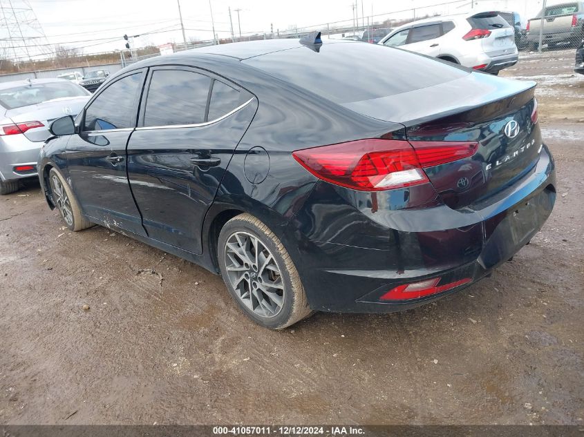 VIN 5NPD84LFXKH430531 2019 Hyundai Elantra, Limited no.3